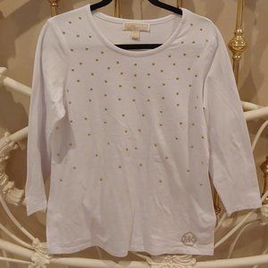 Michael Kors Long Sleeve Shirt (Size M) 042